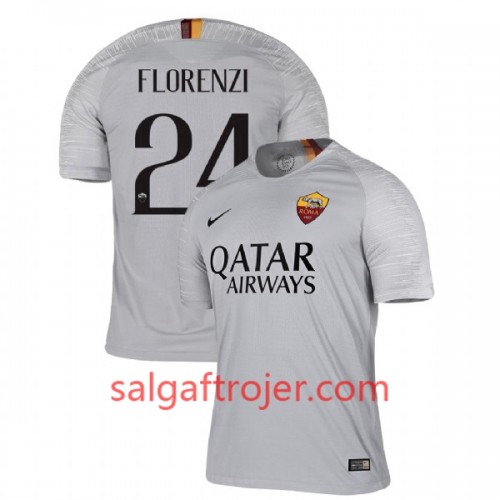 AS Roma Fodboldtrøjer Florenzi 24 Udebanesæt 2018/19 Kort ærmer AS Roma Fodboldtrøjer Florenzi 24 Udebanesæt 2018/19 Kort ærmer